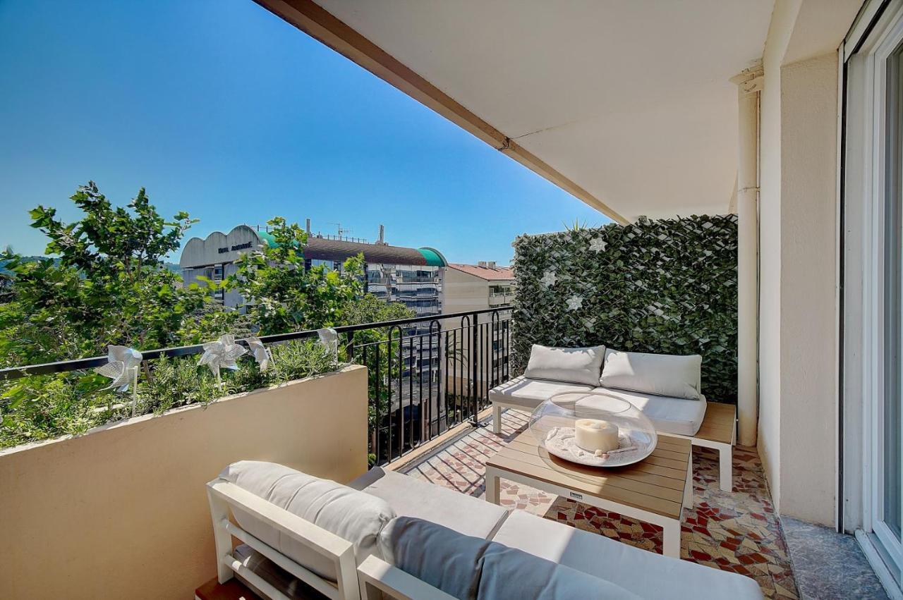 Elisa - Traversant - Terrasse - Verriere Cote D'Azur 戛纳 外观 照片